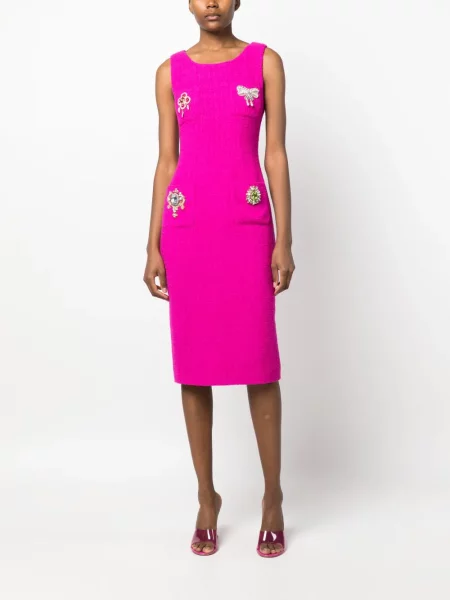 Midi suknelė Moschino su aplikacija