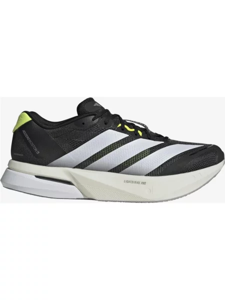 Buty do biegania adidas Adizero Boston 13 Light Strike Pro czarny biały
