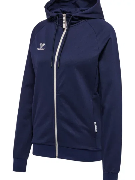 Bluza z kapturem zapinana na Hummel Move Grid niebieska