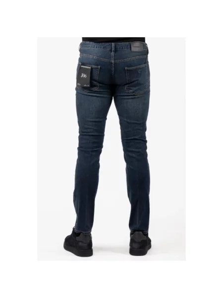 Emporio Armani jeansy slim fit niebieskie