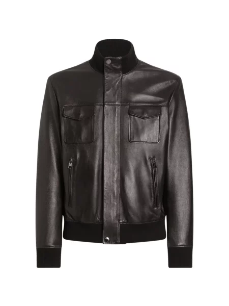 Geacă bomber Dolce & Gabbana maro
