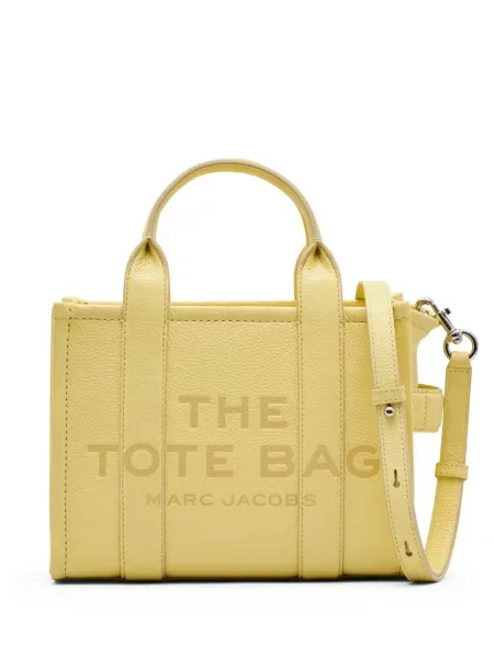 Geanta de piele Marc Jacobs din piele mini galben