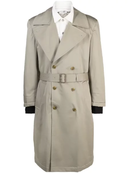Palton Mm6 Maison Margiela alb