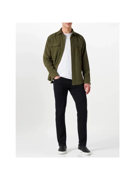 Jeansy o kroju slim fit z dużym dodatkiem streczu model ‘Lyon’ — Futureflex Pierre Cardin czarne