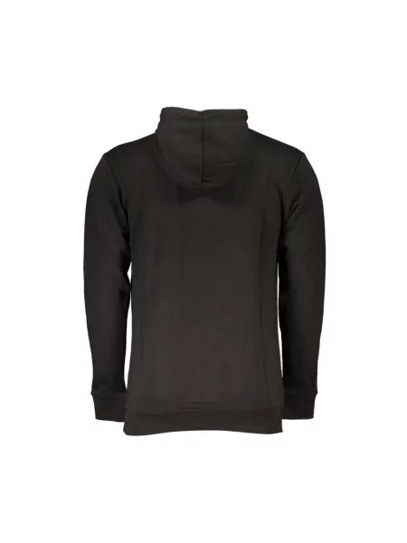 Bluza z kapturem Cavalli Class z kapturem w zebrę czarna