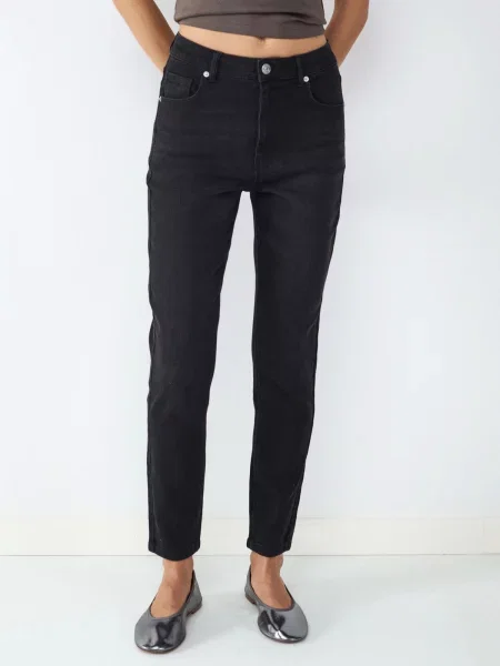 BALMOHK Jeans denim negru