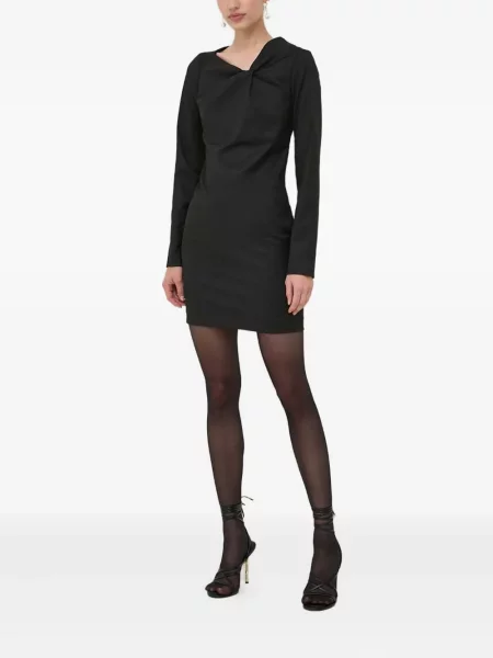 Rochie maxi Trussardi lungă de costum negru