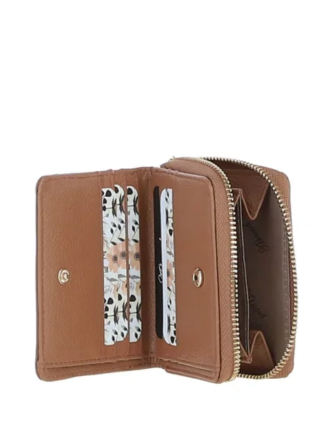 Кожаный кошелек Ashwood Leather коричневый