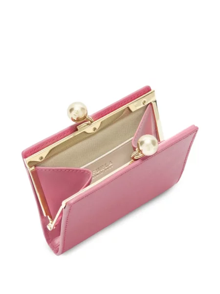 Taškuotas piniginė Furla rožinė