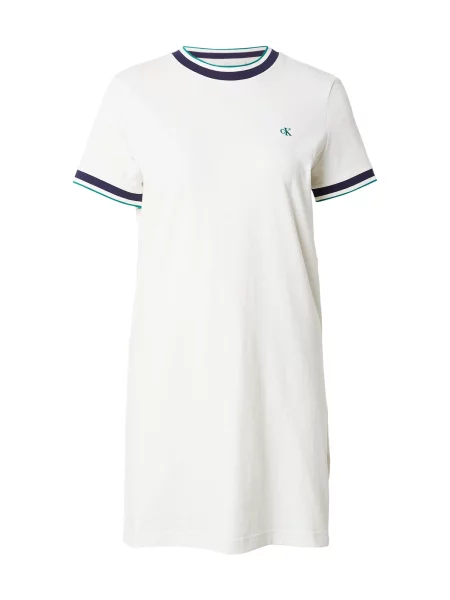 Calvin Klein Jeans Haljina za svaki dan Bijela bež