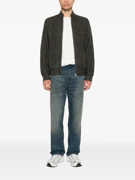 Blugi drepți Carhartt Wip albastru