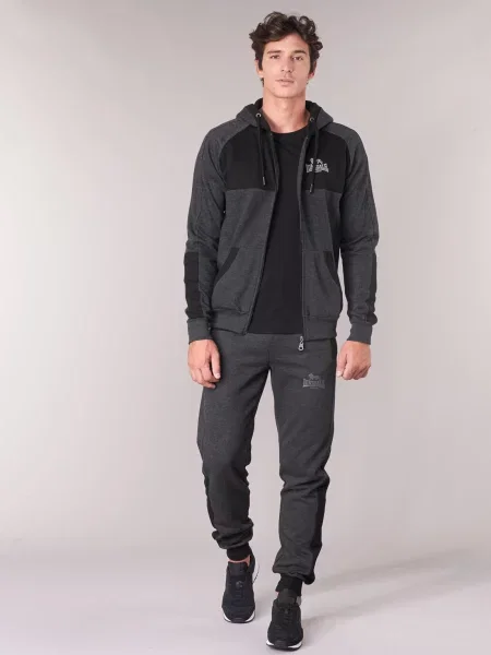 LONSDALE Hlače tamo siva