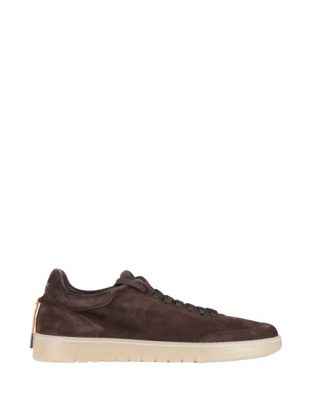 Sneakerși Barracuda din piele de căprioară maro