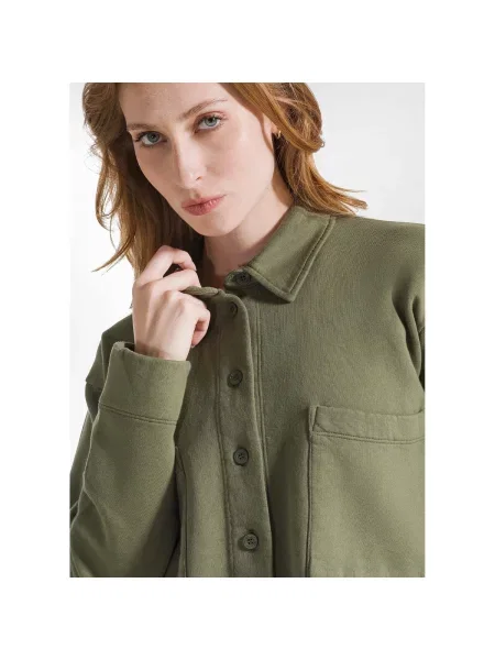 Cămașă Deha din fleece verde