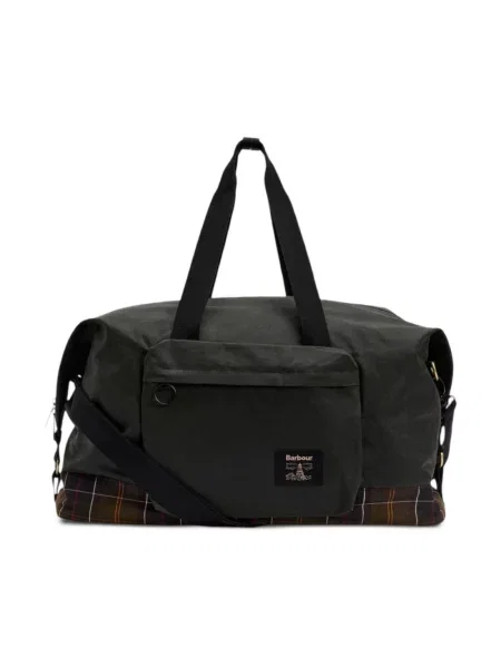 Woskowana torba Barbour zielona
