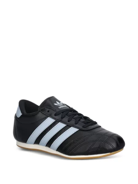 Pantaloni Adidas tricotate cu autograf alergare albastru
