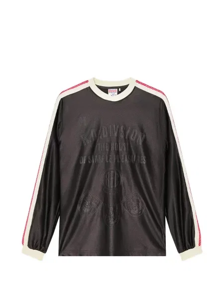 Lung tricou Deus Ex Machina cu imagine gri
