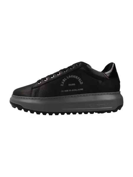 Sneakersy Karl Lagerfeld skórzane czarne