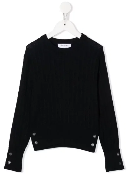 Sweter dziecięcy Thom Browne czarny