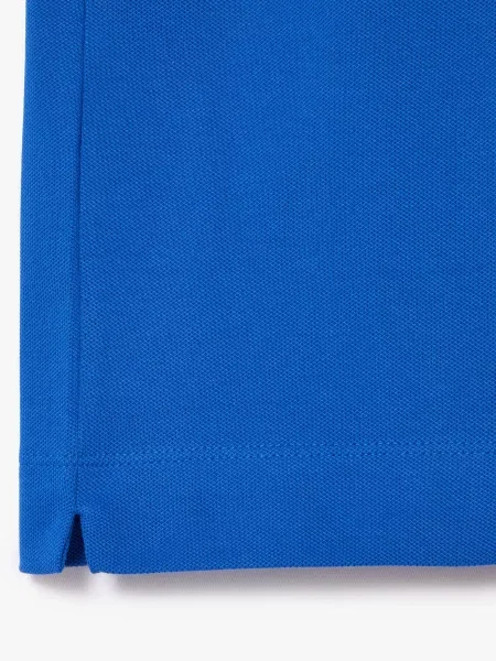 Поло Lacoste голубое