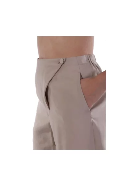 Spodnie Emporio Armani beżowe