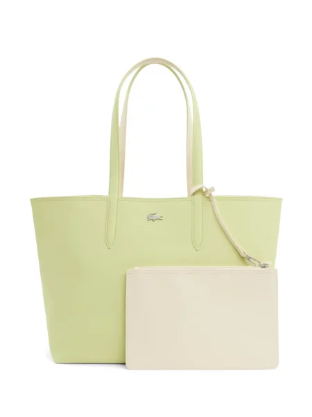 Geantă shopper Lacoste verde