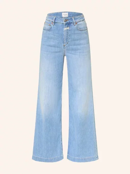 Closed Wide Leg Džíny Glow Up lbl light blue modré