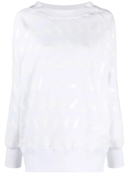 Bluza Maison Margiela z nadrukiem biała