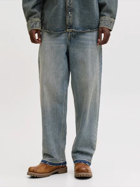 JACK & JONES Džínsy JJIALEX JJORIGINAL denim modrá