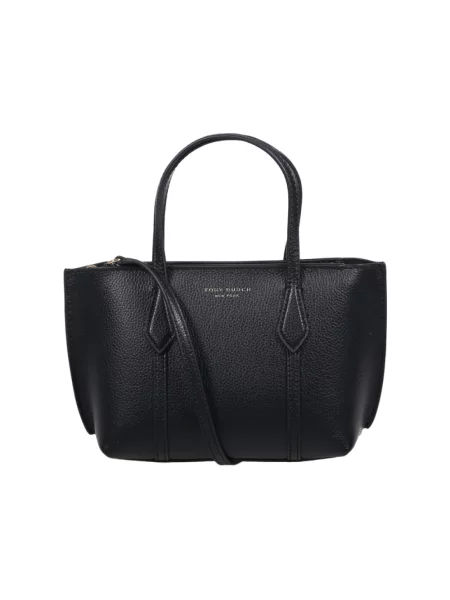 Shopperka Tory Burch skórzana czarna