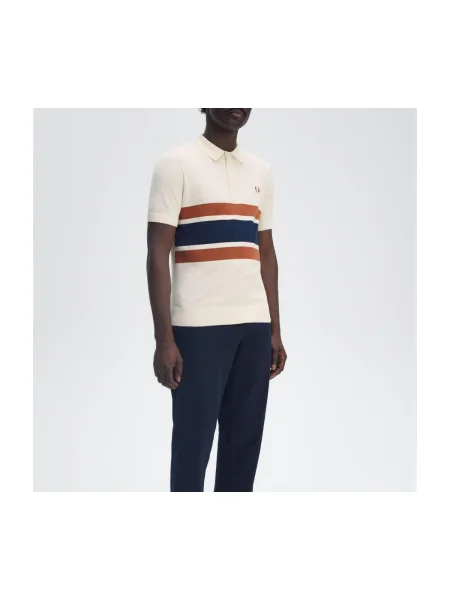 Cămașă Fred Perry tricotate bej
