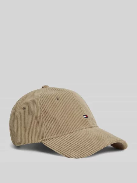 Czapka z daszkiem z wyhaftowanym logo model FLAG CORD' Tommy Hilfiger zielona