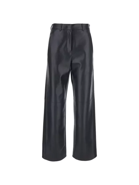 Pantaloni 's Max Mara din piele albastru