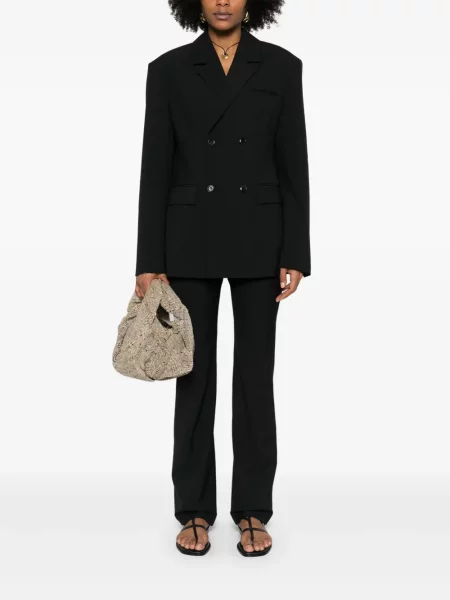Pantaloni Nanushka negru