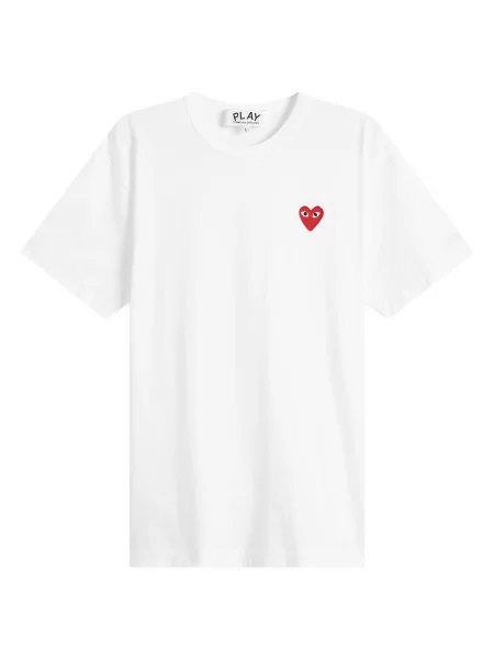 Koszulka Comme Des Garcons Play biała