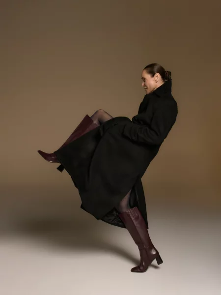 Ботфорты Reserved красные