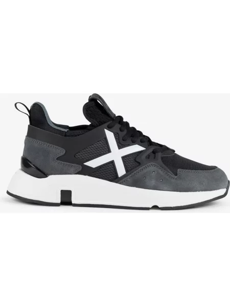 Buty do biegania Munich Clik szary ciemny czarny 36 biały