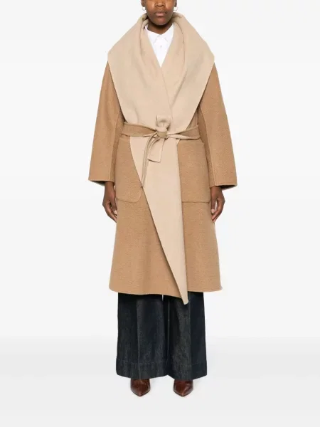 Paltas Max Mara grįžtamasis ruda