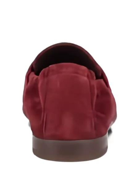 Chiloți Montecore din piele de căprioară slip-on roșu