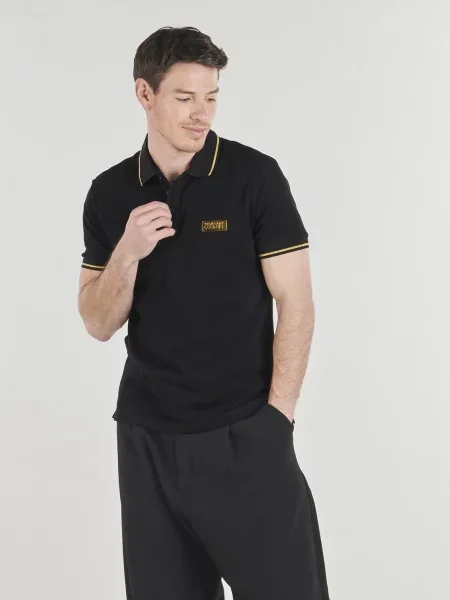 Polokošeľa Versace Jeans Couture čierna