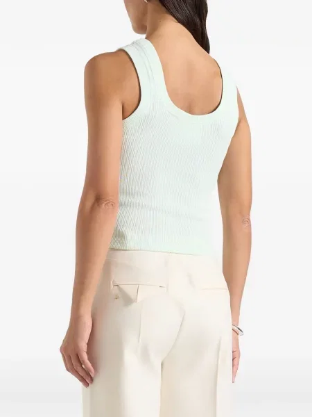 Top Manière De Voir cu nervuri verde