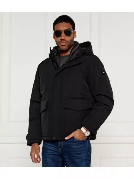 Tommy Hilfiger De puf geacă ROCKIE negru