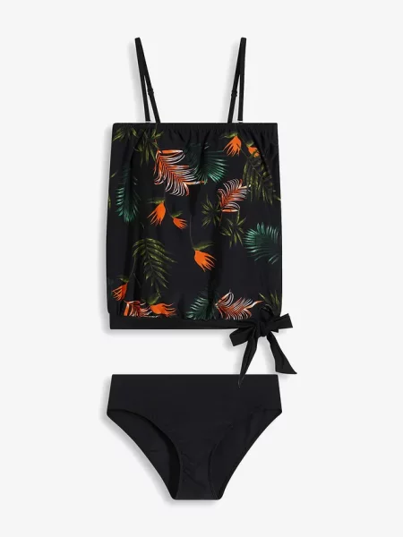 Tankini oversize komplet czarny
