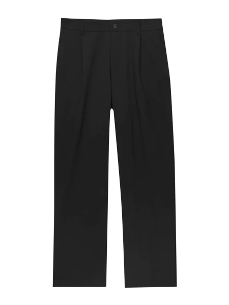 Pull&Bear Pantaloni cutați negru