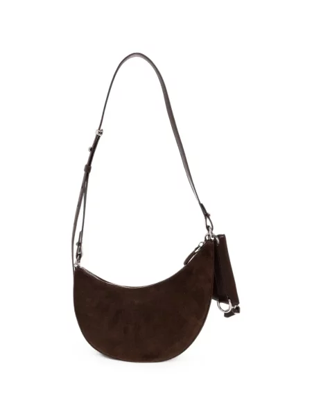 Geantă Kate Spade din piele de căprioară maro