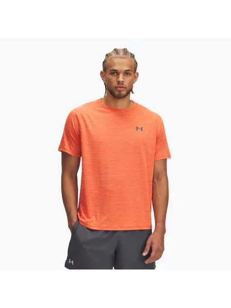 Tričko Under Armour Tech Textured fire/ares red/castlerock červené