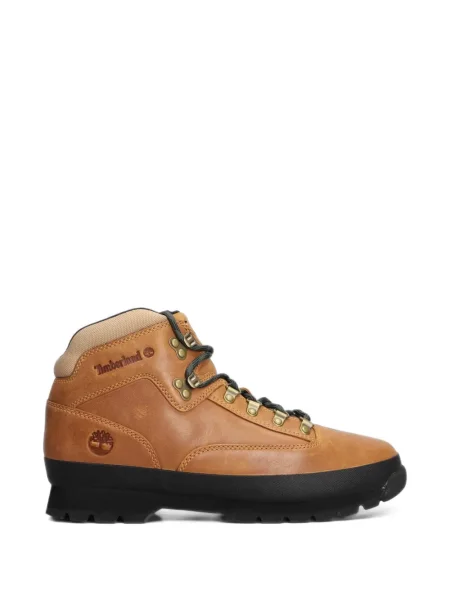 Μποτάκια Timberland με κορδόνια με δαντέλα με αυτόγραφο καφέ