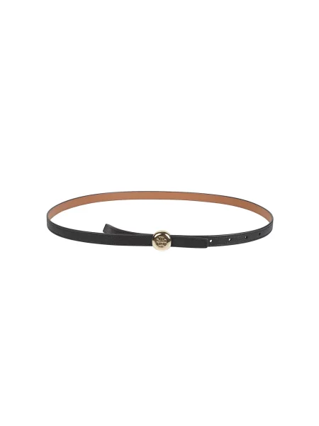 Pasek Tory Burch dwustronny brązowy