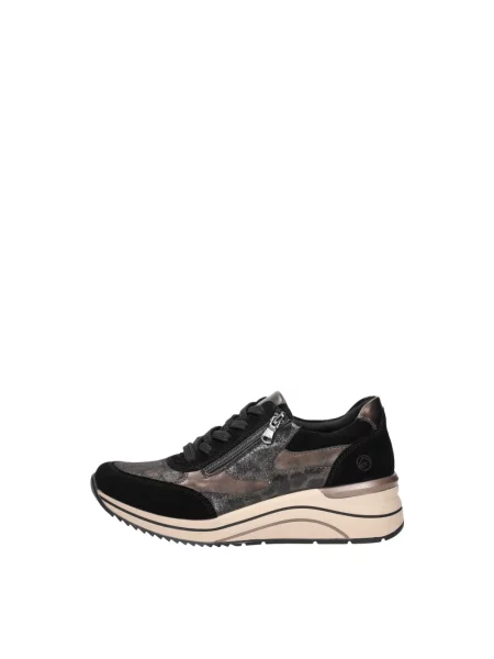 Sneakersy Remonte sznurowane czarne