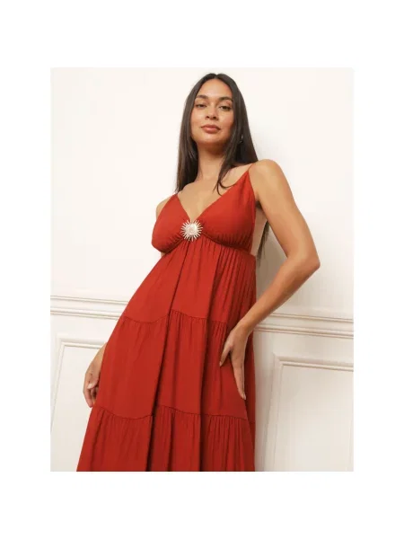 Rochie La Modeuse portocaliu